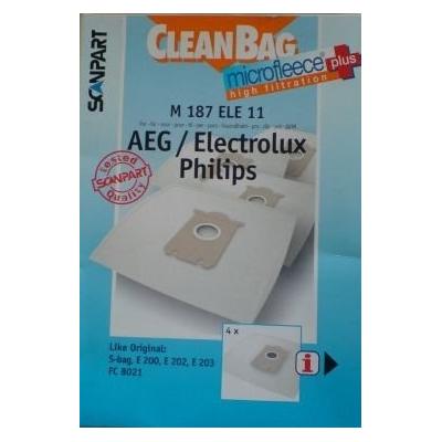 Scan Part M 187 ELE 11 Cleanbag Sac aspirateur Electrolux S bag (Import Allemagne)