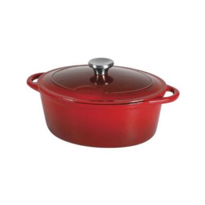 SITRAM SITRASLOW Cocotte ovale en fonte &eacute;maill&eacute;e - 4L - &Oslash;27 cm