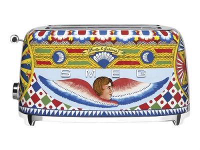 Smeg Dolce&Gabbana TSF02DGEU - Grille-pain - 4 tranche - 2 Emplacements 