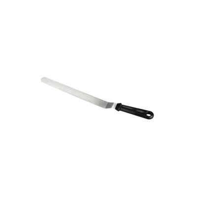 Lacor 60468 Spatule Longue Coud&eacute;e Manche Solide 25 cm, Noir