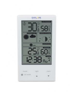 Station-m&eacute;t&eacute;o Explore Scientific Touches tactiles WSH4009 Blanc