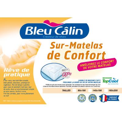 Surmatelas a Bouillir 160x200 400gr/m2 Fabrication Francaise