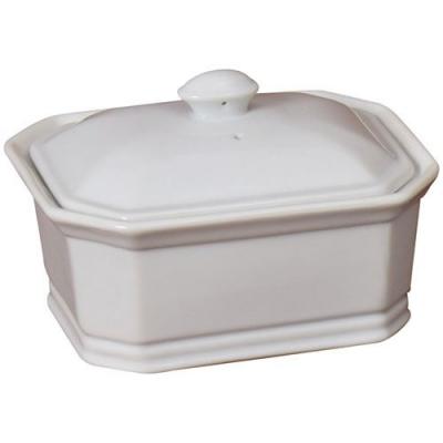 Terrine Rectangulaire avec Couvercle 900g Blanc