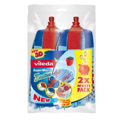 Recharge SuperMocio 3-Action velours Pack de 2