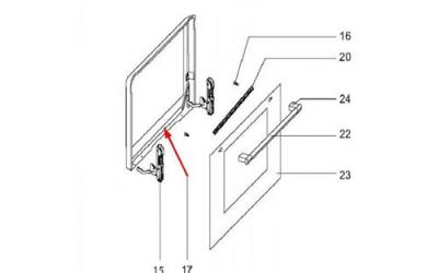 Vitre Interieure De Contre-porte Pour Four Fagor - Cb3e01424