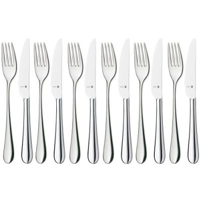 WMF M&eacute;nag&egrave;re &agrave; dessert MERIT 12 pi&egrave;ces Cromargan Protect argent
