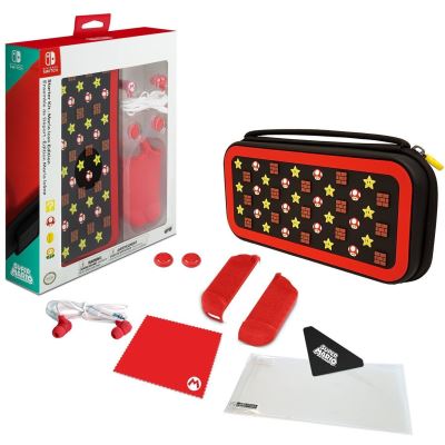 Kit de d&eacute;marrage Mario Ico pour Nintendo Switch Sacoche + accessoires