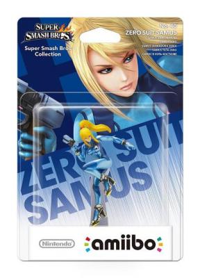 Nintendo Amiibo Samus sans Armure S&eacute;rie Super Smash Bros Num&eacute;ro 40 