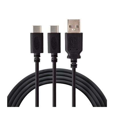 C&acirc;ble de charge 2 manettes TYPE C - 2 m compatible PS5