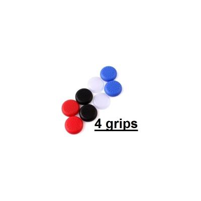 Protection silicone pour joystick de manette ps4 couleur noir 4 grips