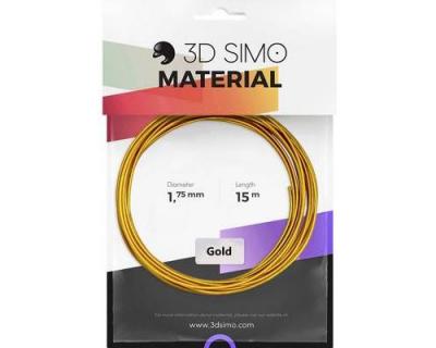 3Dsimo Gold Filament 1.75 mm 40 g or 