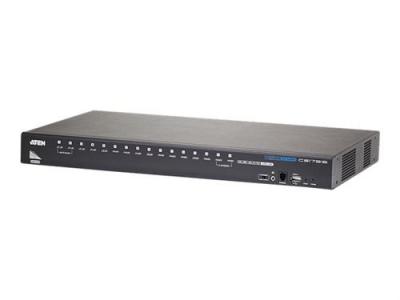 Commutateur kvmp, aten, 16 ports, cs17916, hdmi, usb 2.0, audio