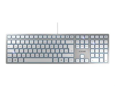Cherry Kc 6000 Slim Keyboard Argent&eacute; Belgian AZERTY