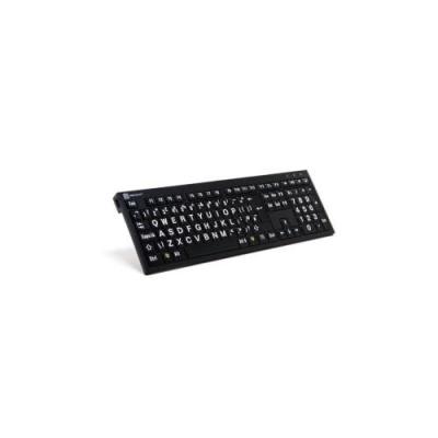 Clavier XL-Print Nero LKB-LPWB-BJPU-EN Avec Fil USB AZERTY FR Noir