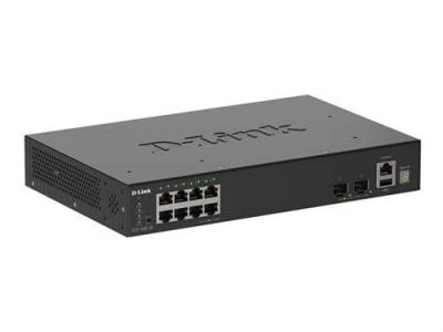 Switch - D-LINK - 10-port Gigabit Stackable - Smart Managed - 2 x 10G SFP+ - 8 x 10/100/1000Mbps