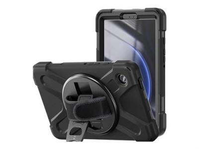 Reinforced Case With Shoulder Strap. Rotating Handle And Stand