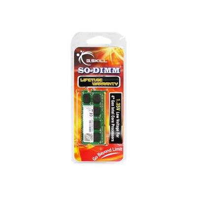 G.Skill 4GB DDR3-1600 module de m&eacute;moire 4 Go 1 x 4 Go 1600 MHz