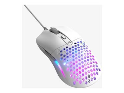 Glorious Model O Eternal - Souris - pour droitiers - optique - 6 boutons - filaire - blanc