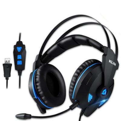Klim impact v2 - casque gamer usb - son 7.1 surround