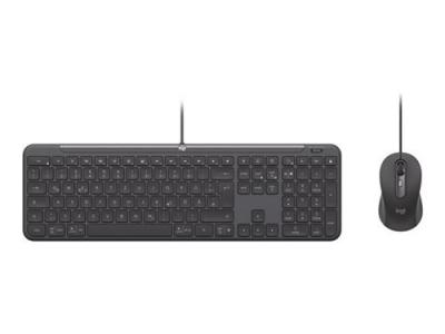 Logitech Combo Filaire MK620 pour Entreprises - Graphite - 920-013343
