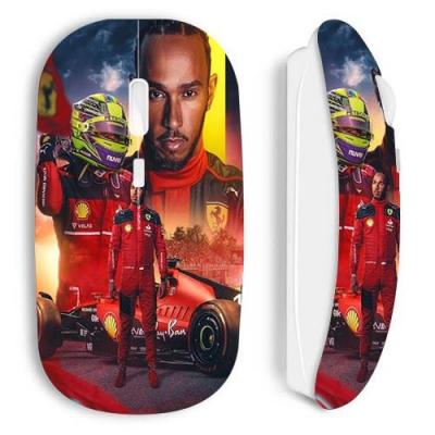 Souris blanc sans Fil Lewis Hamilton Scuderia Ferrari F1 officiel 