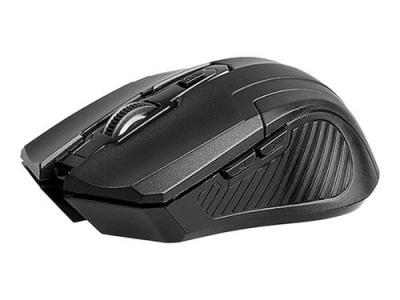 Fairy - Souris - optique - 6 boutons - sans fil - 2.4 GHz - r&eacute;cepteur sans fil USB - noir