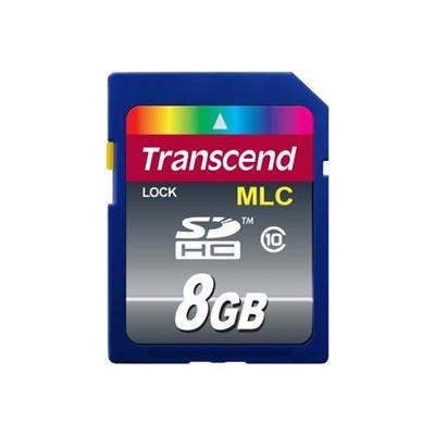 Transcend - Carte m&eacute;moire flash - 8 Go - Class 10 - SDHC