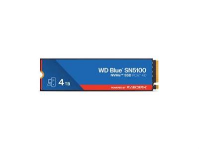 WD Blue SN5100 - SSD - 4 To - interne - M.2 2280 - PCIe 4.0 x4 (NVMe)