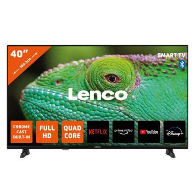 T&eacute;l&eacute;viseur Lenco LED-4044BK - 40 po Smart TV Android Full HD Noir