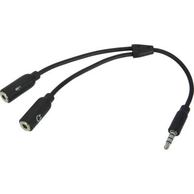Cordon et adaptateur vid&eacute;o noir Konix