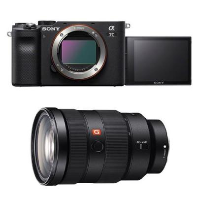 Sony appareil photo hybride alpha 7c noir + fe 24-70 f/2.8 gm 