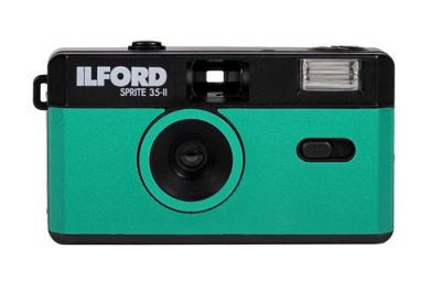 Appareil photo argentique Ilford Sprite 35-II Noir et vert 