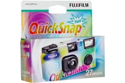 Appareil photo jetable Fujifilm Quicksnap Flash 32 mm f/10 27 poses 