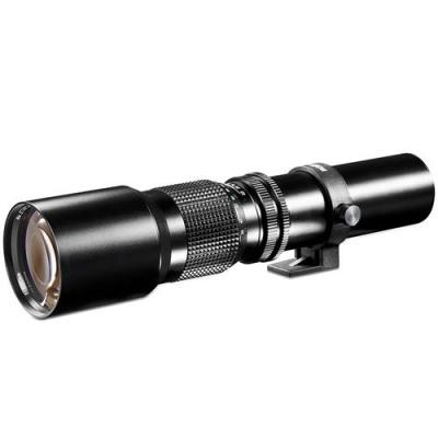Objectif WALIMEX 500-8,0 pour Nikon AF/MF - Structure 4/4 - Focale 0-500mm 