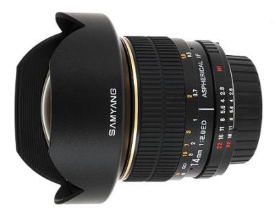 Samyang objectif photo sam14olympus 14 mm f2,8 pour olympus 4/3 noir
