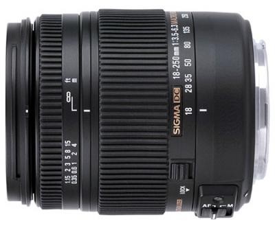 Objectif Reflex Sigma 18-250mm f/3.5-6.3 DC OS HSM pour Nikon 