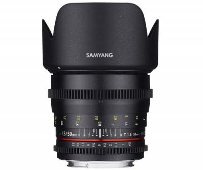 Samyang Objectif pour Sony E 50 mm T1.5 VDSLR Noir