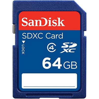 Sandisk 64 go carte m&eacute;moire sdxc classe 4 sdsdb-064g-b35