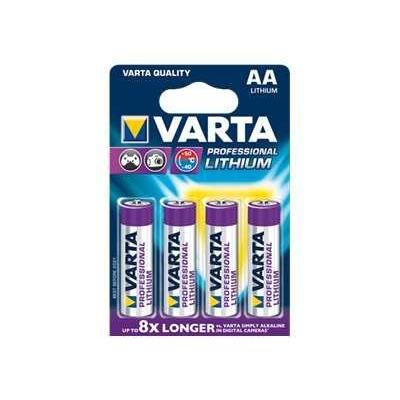 Varta Professional Lithium - Batterie 4 x type AA - Li - 2900 mAh
