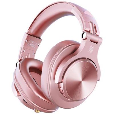 Casque audio bluetooth 5.2 studio dj 72h autonomie - fusion a70 - Rose