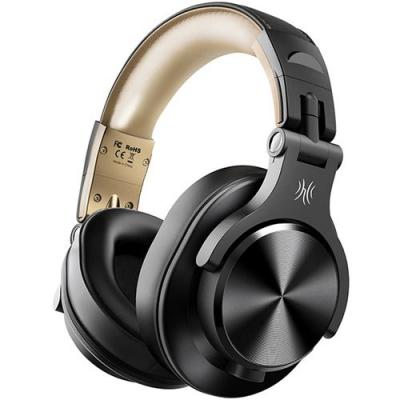Casque audio bluetooth 5.2 studio dj 72h autonomie - fusion a70 - Or