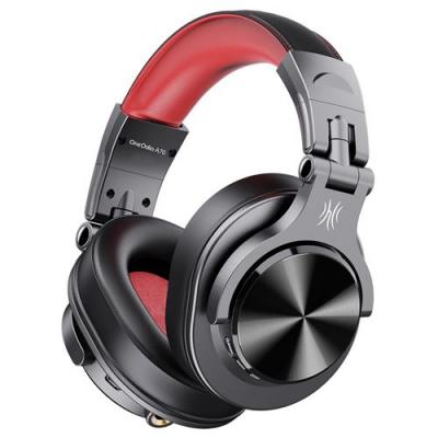 Casque audio bluetooth 5.2 studio dj 72h autonomie - fusion a70 - Rouge