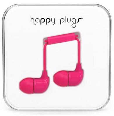 Happy Plugs In-Ear - Micro-casque - intra-auriculaire - filaire - cerise