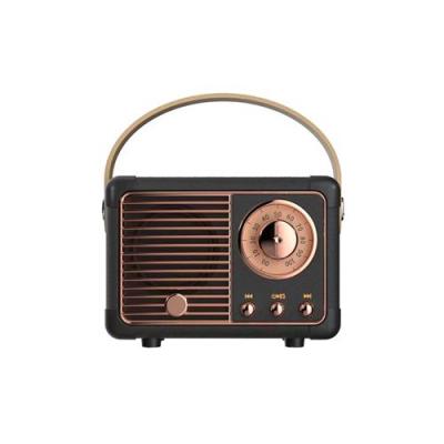 Enceinte Bluetooth 5.0 3W RMS Mod&egrave;le Auteuil avec Poign&eacute;e de Transport Noir