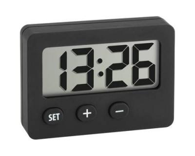 Horloge de table &agrave; quartz TFA Dostmann 60-2013-01 noir