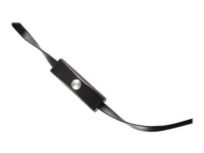 MySound Speak FLUO - Ecouteurs avec micro - intra-auriculaire - filaire - jack 3,5mm - noir