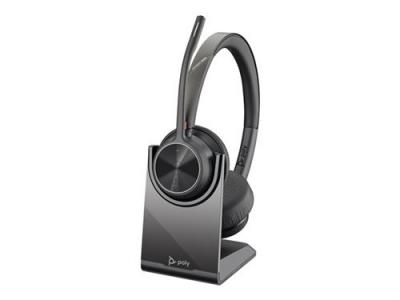 Poly Voyager V4320 C Usb-a Wireless Headset Argent&eacute;