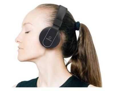 Renkforce RF-BTK-100 Bluetooth Hi-Fi Micro-casque st&eacute;r&eacute;o supra-aural micro-casque, pliable gris-noir