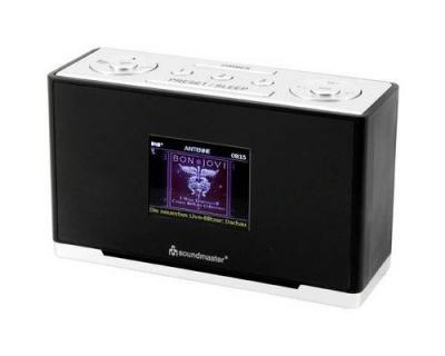 Soundmaster UR240SW Radio-r&eacute;veil DAB+/UKW avec &eacute;cran couleur noir