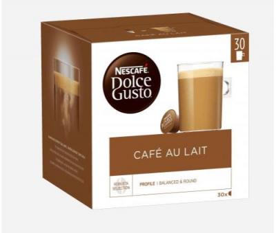 Dosette caf&eacute; Dolce Gusto CAFE AU LAIT